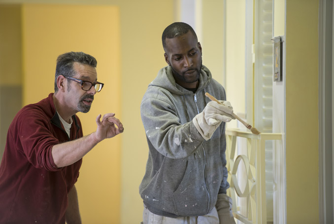 Chef d'équipe finition