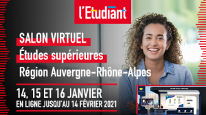 Salon virtuel de l'Étudiant 2021 - stand BTP CFA AURA