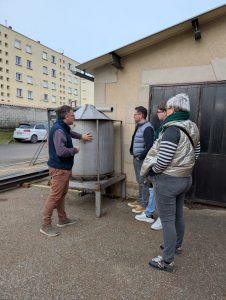 présentation de la cuve à eau en métallerie