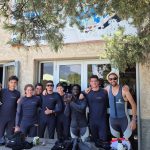 groupe d'apprentis avec leur formateurs